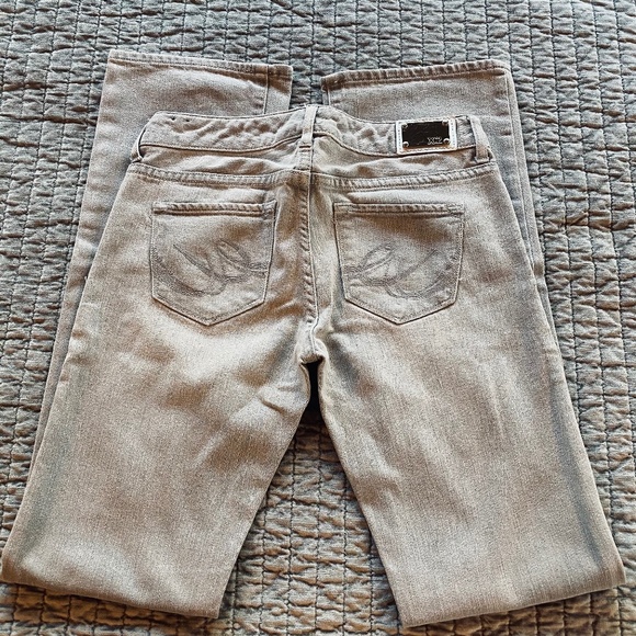 EXPRESS stella boot gray jeans - Picture 2 of 9